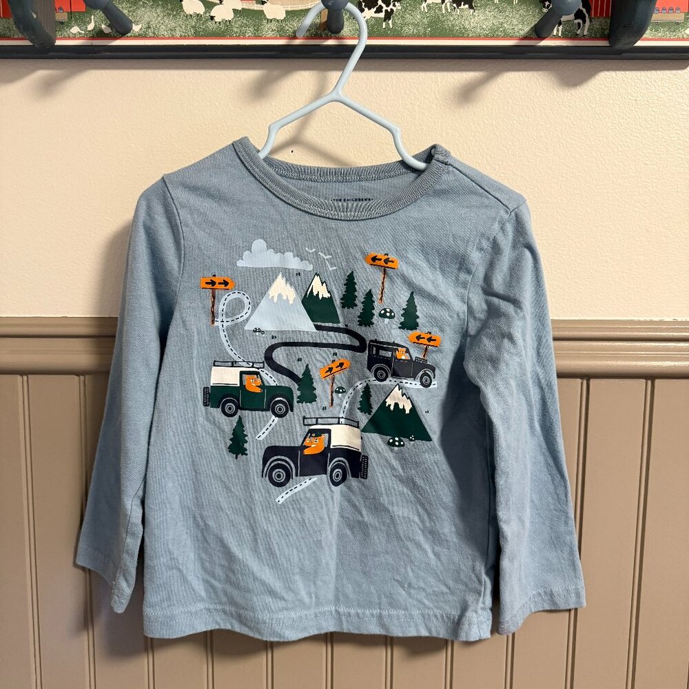 Children's Place Long-Sleeve | 2T | Blue Mountains Graphic